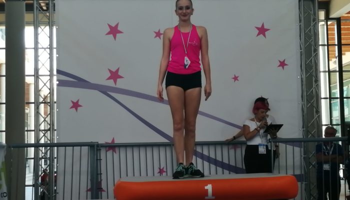 Arianna Larice medaglia d’oro a Rimini alla Festa della Ginnastica, nuovo titolo nazionale per le atlete della Rhythmic School